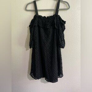 % BCBGeneration Black Lace Dress